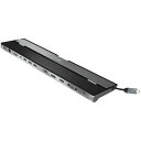 J5 CREATE USB-C トリプルディスプレイ 13in1 ドッキングステーション シルバー/ブラック 1台(JCD543) 目安在庫=○(2)