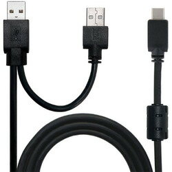 GeChic Gechic USB-A(Dual) - USB-C 電源&タッチ出力ケーブル(2.5m)(USB/A-TO-USB/C-CABLE) 取り寄せ商品
