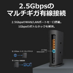 ƥԡ WiFi 6E ̵LAN롼 6GHz åWiFi IPoE IPv6 3ǯ(ARCHER AXE5400) ܰº߸=