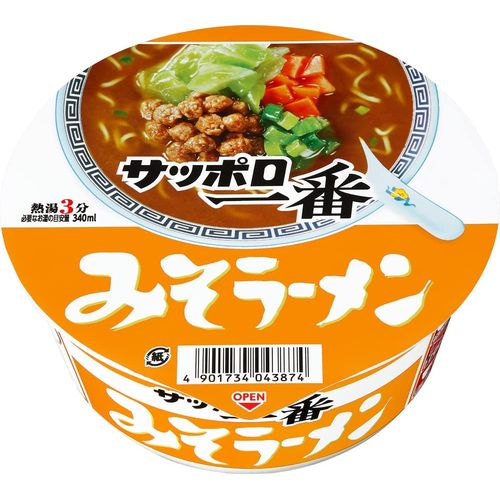 サンヨー食品販売 サッポロ一番 みそラーメンどんぶり77g（12個）(4901734043874 x12) 取り寄せ商品