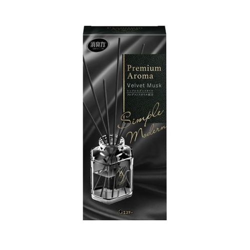 エステー お部屋の消臭力 プレミアム アロマ スティック 本体 ベルベットムスク(65-9144-13) 取り寄せ商品