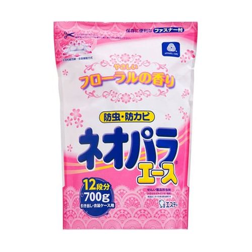 エステー ネオパラエース 引き出し・衣装ケース用 やさしいフローラルの香り 700g(68-1989-24) 取り寄せ商品 compmoto-r-11794916 コンプモト 楽天市場店 パッケージ画像