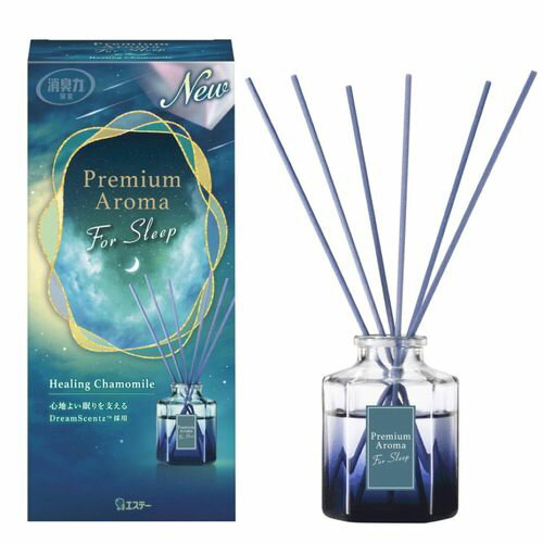 エステー お部屋の消臭力 Premium Aroma For Sleep Stick ヒーリングカモミール 50mL 本体(69-1233-04) 取り寄せ商品