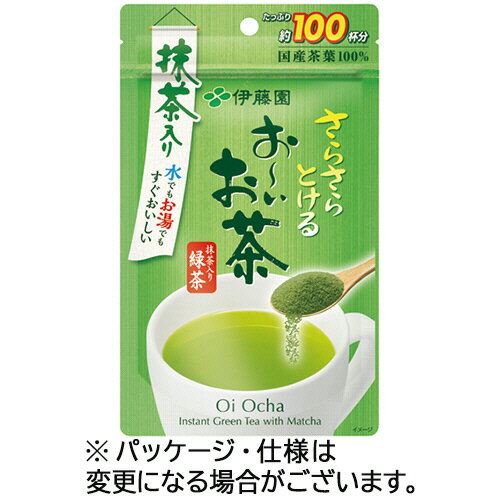 伊藤園 さらさらとける おーいお茶抹茶入り緑茶 80g 1パック(63824) 目安在庫=○