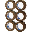 積水化学 OPPテープ No.882E 48mm×100m 厚み約0.052mm 茶 1パック(6巻)(P82B3JA) 目安在庫=○