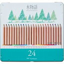 トンボ鉛筆 Tombow Pencil 缶入色鉛筆S木物語24色(4901991021943) 目安在庫=○