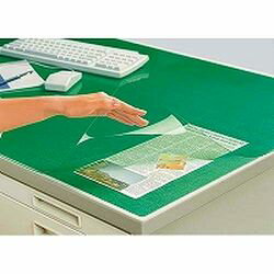 コクヨ KOKUYO マ-1217NG デスクマット軟質(エコノミー)下敷き(緑)付 7号902×622 取り寄せ商品