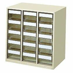 コクヨ KOKUYO PC-35M 部品ケース5段 仕切板15枚入り ライトグレー 取り寄せ商品