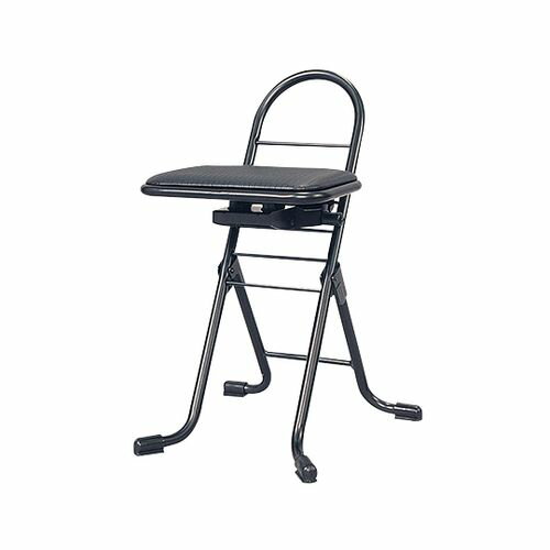 プロワークチェアー 黒 440×420×650mm (1台)(PW-200S) 取り寄せ商品