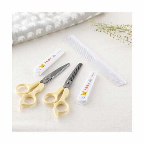 貝印 カット＆スキハサミ（プーさん）#000KK1497(65-8922-01) 取り寄せ商品