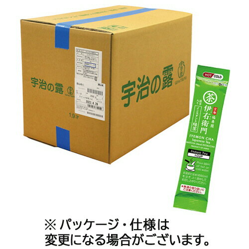 楽天コンプモト　楽天市場店宇治の露製茶 業務用 伊右衛門 インスタント緑茶 スティック 1箱（2500本）（731247） 取り寄せ商品