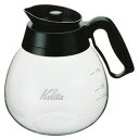 KALITA (カリタ) KALITA 耐熱ガラス製 1.8Lデカンタ(ブラック) 取り寄せ商品