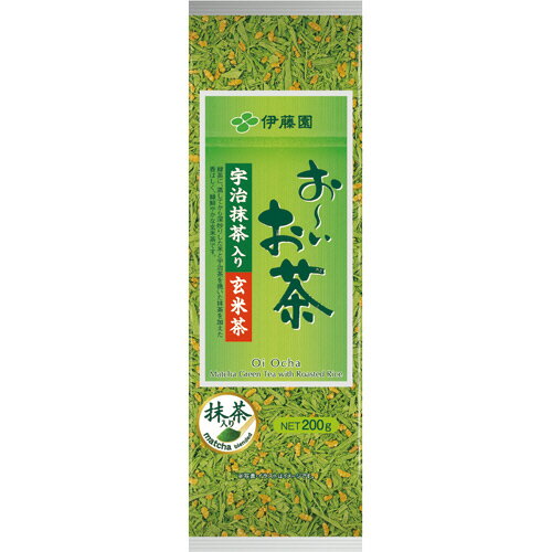 伊藤園 おーいお茶 宇治抹茶入り玄米茶 200g 1袋(501489) 目安在庫=○