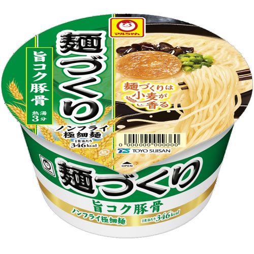 東洋水産 マルちゃん 麺づくり 旨コク豚骨 (87g×12個)(4901990378802x12) 取り寄せ商品