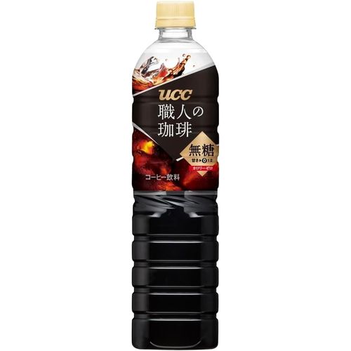 楽天コンプモト　楽天市場店UCC上島珈琲 UCC 職人の珈琲 無糖 ペットボトル 900ml×12本（4901201146596 x12） 取り寄せ商品