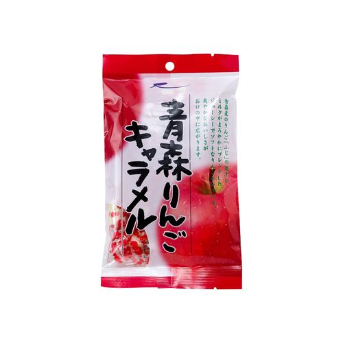 青森県産のりんご果汁（ふじ）を使用したソフトなキャラメル。100g入り。青森県産のりんご果汁（ふじ）を使用したソフトなキャラメル。100g入り。