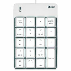 ナカバヤシ NAKABAYASHI シンプルUSBテンキーボード／ホワイト(TNK-SU232W) 取り寄せ商品