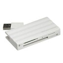 Digio 2 USB3.0 マルチカードリーダー ホワイト CRW-33M68W 取り寄せ商品