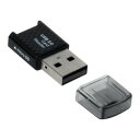 Digio 2 CRW-MSD79BK カードリーダー ライター USB2.0 microSD ブラック 取り寄せ商品