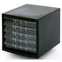ナカバヤシ NAKABAYASHI A4E-S5B A4レターケース/別売仕切り板対応引出しタイプ/5段(浅5段) 取り寄せ商品(3)