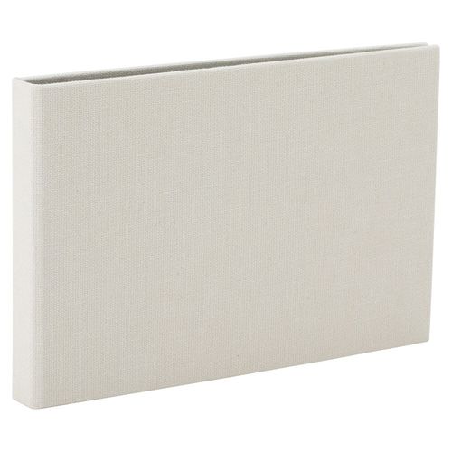 ナカバヤシ NAKABAYASHI コット／黒台紙フォトアルバム／L判ヨコ24枚／ホワイト(A-COPL-240-W) 取り寄..