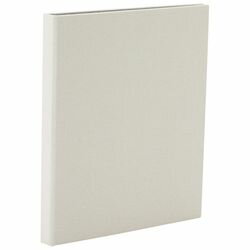 ナカバヤシ NAKABAYASHI コット／黒台紙フォトアルバム／L判ハーフタテ80枚／ホワイト(A-COPLH-800-W) ..