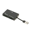 Digio 2 USB2.0マルチカードリーダー ブラック CRW-5M67BK 取り寄せ商品