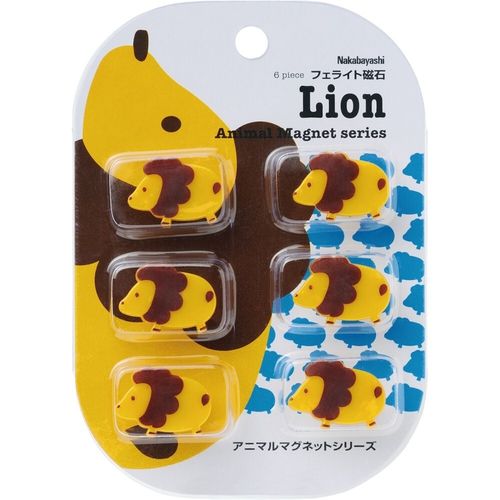 ナカバヤシ NAKABAYASHI アニマルマグネット／ライオン(AMG-F01L) 取り寄せ商品