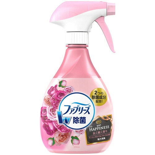 P&G ファブリーズ with レノアハピネス アンティークローズ&フローラルの香り 本体 370ml 1本(PG642699) 目安在庫=○