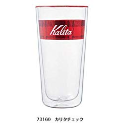 カリタ KALITA （カリタ） ダブルウォール　タンブラー（カリタチェック）(ダブルウォールチェック) 取り寄せ商品