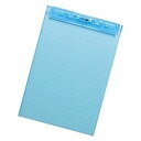 リヒトラブ LIHIT LAB. AQUA DROPs 超薄型クリップボード A4 青(A-5067-8-BL) 目安在庫=○