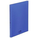 リヒトラブ LIHIT LAB. AQUA DROPs クリヤーブックフラット 青(N5061-8) 目安在庫=○