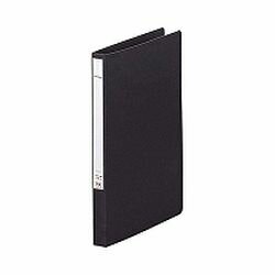 リヒトラブ LIHIT　LAB． パンチレスファイル(HEAVY DUTY) A4S 黒(F-367-11-BK) 目安在庫=○