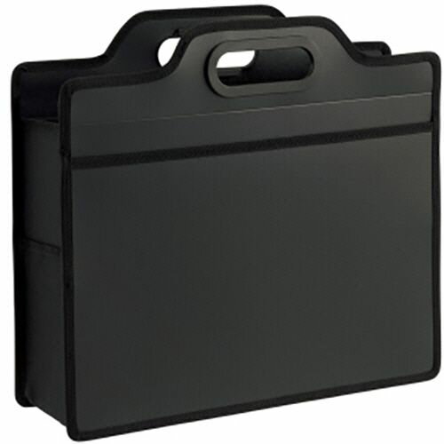 ライオン事務器 LION オフィスキャリングバッグ(ビジカル) タテ330×ヨコ365×厚さ110mm ブラック 1個(BK..