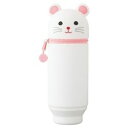 リヒトラブ スタンド ペンケース BIG ネズミ(A-7714-15) 取り寄せ商品