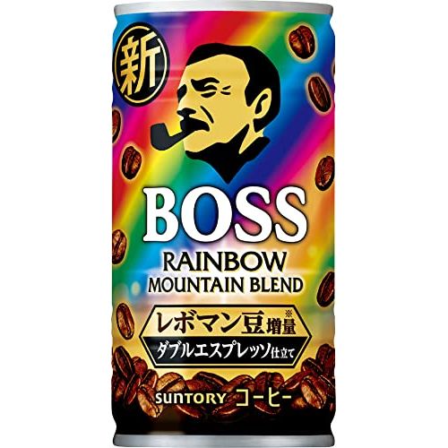 サントリー コーヒー ボス レインボーマウンテンブレンド 185g ×30本(4901777235298 x30) 取り寄せ商品