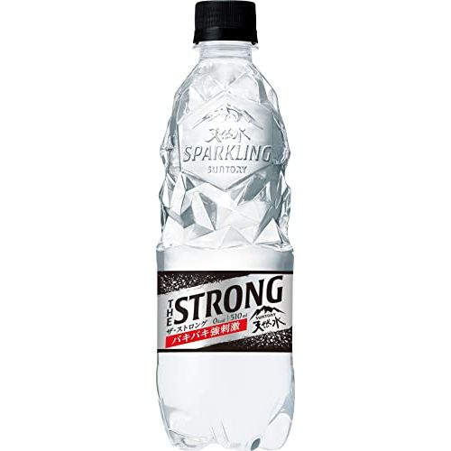 サントリー THE STRONG 天然水スパークリング 炭酸水 510ml ×24本(4901777364547 x24) 取り寄せ商品