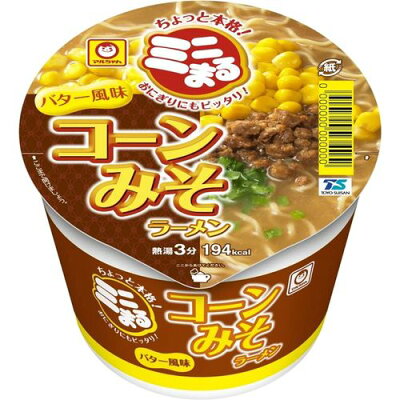 コンプモト 楽天市場店 東洋水産 ミニまるコーン味噌バター風味49g(12個)(4901990327107 x12) 取り寄せ商品