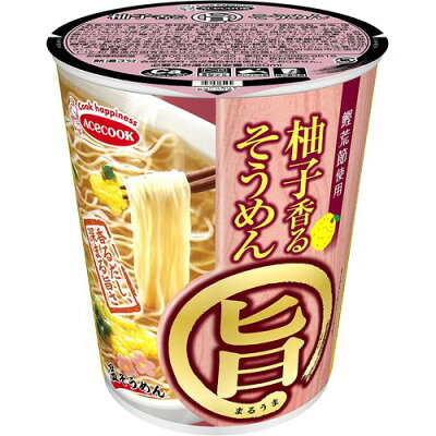コンプモト 楽天市場店 エースコック まる旨柚子香るそうめん50g(12個)(4901071246198 x12) 取り寄せ商品