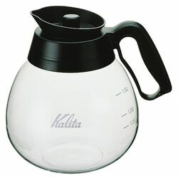 KALITA　（カリタ） 耐熱ガラス製　1．8Lデカンタ（ブラック）(32003) 取り寄せ商品