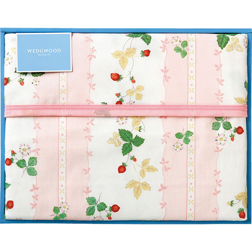 ウェッジウッド ワイルドストロベリー 綿毛布(C6084560) 取り寄せ商品