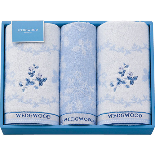 ウェッジウッド ワイルドストロベリーブルー バスタオル2P&ウォッシュタオル バスタオル60(L9011569) 取り寄せ商品