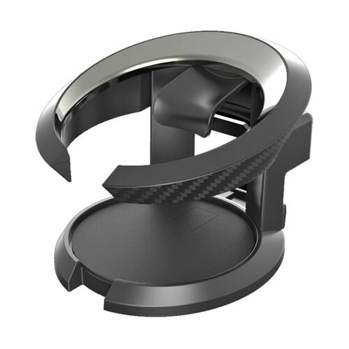 カシムラ リングドリンクホルダー カーボン×ブラックメッキ(69-1227-36) 取り寄せ商品