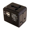 カシムラ 海外用変換プラグA/C/O/BFタイプ 2USB2.1A NTI-153【日本国内使用不可】 取り寄せ商品