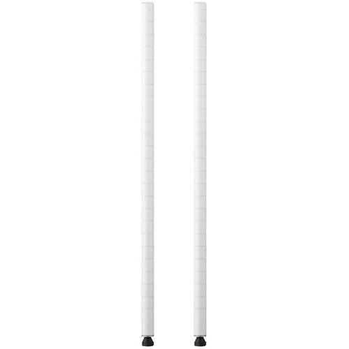 エレクター ベーシックシリーズ ポール 高さ300mm ホワイト 1セット(2本)(B12PW2) 目安在庫=○