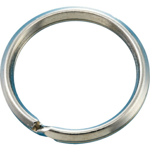 日本緑十字社 二重リング(キーリング) 金具16 内径18.5mmφ スチール製 1組(10個)(137160) 目安在庫=○