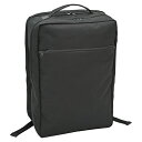 ユーエイキャスター ビジネスリュック PC対応 H9051 40×28×14cm ブラック 衝撃吸収材入・15.6インチノートPC収納(K50613820) 取...