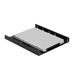 オウルテック 2.5インチHDD/SSDを3.5インチベイで利用可能 2.5インチHDD/SSD to 3.5イン(OWL-BRKT24-BK) 目安在庫=○
