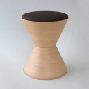 BUNACO ブナコ Stool 色(ライトブラウン×布チョコブラウン)(IB-S124) 特産品