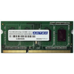 アドテック ADM14900N-L8G Mac用 DDR3L-1866 SO-DIMM 8GB 低電圧 取り寄せ商品